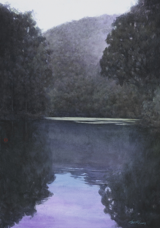 生態池晨曦_童武義